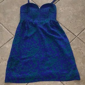 Anthropologie Maple Strapless Dress